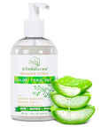 Wild Naturals 100% Pure Aloe Vera Gel with Manuka Honey – Organic Gel for Sunburn Relief, Acne, Scars & Dry Scalp – Moisturizing Gel for Face, Hair & Body