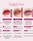 ETUDE Glow Fixing Tint #3 Dewy Fig | Non-sticky Glossy Shine Lip stain | Fills up with comfortable moisture | Tinting for dry lips