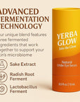 Caffeine Eye Cream – Yerba Glow Natural Under Eye Serum for Dark Circles, Puffiness & Fine Lines – Clean Hydrating Formula with Yerba Mate, Sake & Hyaluronic Acid