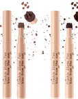 2 Colors Freckle Stamp Pen, Natural Like Freckle Makeup #Coffee&Chestnut