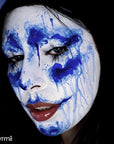Mehron Makeup Paradise Makeup AQ Pro Size | Stage & Screen Performance, Face & Body Painting, Beauty, Cosplay, and Halloween | Water Activated Face Paint, Body Paint 1.4 oz (40 g) - Dark Blue
