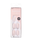 KISS imPRESS No Glue Mani Press On Nails, Color, 'Serendipity', Pink, Medium Size, Coffin Shape, Includes 30 Nails, Prep Pad, Instructions Sheet, 1 Manicure Stick, 1 Mini File