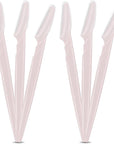 16 Pcs Light Pink Eyebrow Razor, Face Razors Multipurpose, Facial Razors for Women Men, Eyebrow Trimmers Shaver with Protective Cover, Dermaplaning Tools for Face Body Use, Facial Hair Removal Tools
