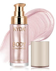 Body Shimmer Oil,Liquid Glow Illuminator Body Luminizer Glow Fl Oz#107