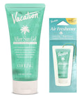 VACATION After Sun Gel + Airfreshener Bundle, Soothing Aloe Vera Gel for Sunburn Relief, Hydrating After Sun Care, Non-Sticky Cooling Aloe Gel, Sunburn Relief, Alcohol Free, 6 fl. oz.