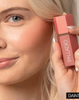 Palladio Liquid Blush for Cheeks & Lips 2-in-1 Makeup Face Blush, Weightless Cream Formula, Smudge Proof Long-Wearing Pigmented Blush, Natural Look Makeup Face Blushes, Shimmer Finish, Dainty