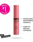 NYX PROFESSIONAL MAKEUP Butter Gloss Non-Sticky Lip Gloss Tiramisu & Slim Lip Pencil Coffee