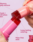 2 Pcs Milk Jelly Blush, Milk Cooling Water Women, 01&02