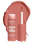 NYX PROFESSIONAL MAKEUP Smooth Whip Matte Lip Cream, Long Lasting, Moisturizing, Vegan Liquid Lipstick - Cheeks (Soft Pinky Nude)
