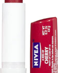 Nivea A Kiss of Cherry Flavored Tinted Lip Care 0.17Oz Lip Balm