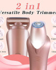 Electric Shaver for Women Bikini Trimmer Facial Hair Removal LED Display Womens Razors for Shaving IPX7 Waterproof Pubic Body Hair Trimmer