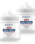 OUKEYA Urea Cream 40 Percent, Foot & Hand Cream for Dry Cracked, Urea Lotion for Feet Maximum Strength(12.35Oz X 2 Packs)