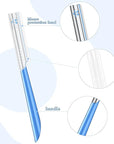 Women Facial Razor for Hair Removal - Dermaplaning Tool Peach Fuzz Trimmer, Fine Hair Remover Eyebrow Razors and Dermaplane Face Shavers Women's Exfoliating for Sensitive Skin Essential Travel