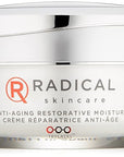 Radical Skincare Anti Aging Restorative Moisturizer - w/Jojoba, Vitamin E, & Aloe | Hydrating | Antioxidant Rich, Non-Drying, Gentle | For All Skin Types | Paraben & Cruelty Free (1.7 Oz, 2 Pack)