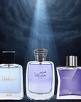 RASASI Arabian Perfume for Men Hawas, Daarej Eau De Parfum Men 100ML(3.4 OZ) Shuhrah 90ML | Long-Lasting perfumes, Elevate Your Aura With These Masculine Scents. (Bundle)