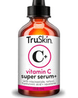 TruSkin Vitamin C Super Serum for Face – All-in-One Anti-Aging Serum with Vitamin C, Retinol, Niacinamide, Hyaluronic Acid & Squalane – Improve Appearance of Dark Spots, Firmness & Texture, 2 Fl Oz
