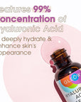 GLEOW New 2024 Pure Hyaluronic Acid Serum for Face - Hydrating Serum for Women - Hyaluronic Acid Pure Face Serum for Women - Face Serum for Dry Skin with Dark Spots 2oz