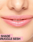 wet n wild MegaSlicks Lip Gloss, Ultra-Glossy, Vitamin-E Enriched, Ultra-Gloss High Shine Moisturizing, Cruelty-Free & Vegan - Snuggle Sesh