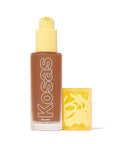 Kosas Revealer Skin-Improving Foundation with SPF 25 Protection - Hydrate, Brighten, Soothe, Plump, Protect Skin - Smoothing Texture, Natural Finish and Clean Formula - Medium Deep Neutral Warm 340