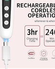 Cordless Electric Nail File Set, Professional Manicure Pedicure Kit with Memory Modes, 10 Speed Portable Nail Drill Machine, Pedicure Tools for feet, Hand Foot Care Tool for Thick Nail Toenail Cuticle