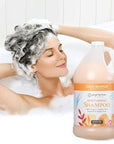Ginger Lily Farms Botanicals Moisturizing Shampoo for All Hair Types, Coco Mango, 100% Vegan & Cruelty-Free, Coconut Mango Scent, 1 Gallon (128 fl oz) Refill