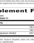Country Life Magnesium Citrate - 120 Tablets - Supports Muscle & Nerve Function, Heart Rhythm, Healthy Immune System, Energy Production - Magnesium Citrate 250mg, Magnesium Complex Supplement