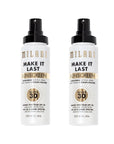 Milani Sunscreen Setting Spray + Primer, Make It Last Sunscreen for Face- SPF 30 UVA & UVB Protection Antioxidant Rich Formula for Broad Spectrum Protection, Prime + Set + Protect, 2.02Fl. Oz - 2 Pack