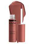 NYX PROFESSIONAL MAKEUP Butter Gloss, Non-Sticky Lip Gloss - Praline (Deep Nude)