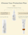 Glo Skin Beauty C-Shield Anti-Pollution Moisture Tint - 1. (9N-Dark) 7 Oz