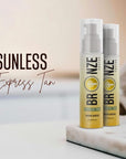 Express 1-4 Hour Rinse Tanning Mousse | Streak-Free, Scent-Free | Fast-Acting Self-Tanner with Hyaluronic Acid | 6.7 oz
