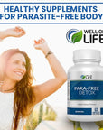 Well of Life para-Free Detox: Immune Support & Natural Detox Blend with Zinc, Black Walnut, Wormwood, Goldenseal, Cranberry & Garlic. Synergistic Formula for Overall Wellness: 60 V Capsules