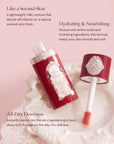 Flower Knows Strawberry Cupid All Day Glow Liquid Blush,Water- & Sweat-Resistant Blush for Cheeks,Blendable Dewy Finish with Hydrating Formula (01 Frosty Strawberry,0.25 Fl Oz)