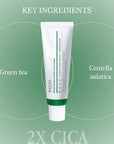 RAVIEL Green Derma Double Cica Cream | Redness relief for face | Calming & Soothing Skin barrier moisturizer for Sensitive Skin | Korean skin care (1.69 fl oz, Pack of 2)