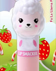 Lip Smacker Lippy Pals Llama, Flavored Moisturizing & Smoothing Soft Shine Lip Balm, Hydrating & Protecting Fun Tasty Flavors, Cruelty-Free & Vegan - Straw-ma-Llama berry