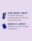 Dr Teal's Aluminum Free Deodorant, Lavender Vanilla with Essential Oils, 2.65 oz (Pack of 3)