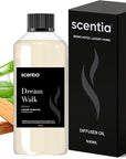 Scentia Hotel Diffuser Oil Inspired by The 5- Star Hotel Scent - 500 ml 16.9 fl oz - Essential Oil Diffuser Refill, White Tea Oil for Aromatherapy Diffusers - Dream Walk, Thanksgiving Gift