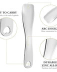 Sibba 3 PCS Facial Spatula Massage Eye Roller Dark Circles Skincare Tool Face Cream Lotion Makeup Stainless Steel Applicator Wand Neck Lines Beauty Instrument Stick Spoon Device(Silver)