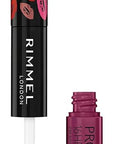Rimmel London Provocalips 16hr Kiss-Proof Lip Color - Two-Step Liquid Lipstick to Lock in Color and Shine - 230 Kiss Fatal, .14 fl.oz.