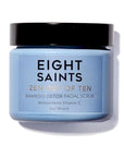 Eight Saints Zen Out Of Ten Bamboo Detox Face Scrub Exfoliator, Natural and Organic Daily Exfoliating Facial Scrub With Bamboo Fibers to Unclog Pores, Blackheads, Blemishes, and Dull Skin, 2 Ounces