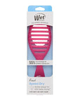 Wet Brush Speed Dry Hair Brush, Pink Frost - Vented Design & Soft HeatFlex Bristles Are Blow Dry Safe - Ergonomic Handle Manages Tangles - Pain-Free Hair Accessories