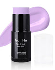 Go Ho Pastel Purple Face Body Paint Stick,Water Based Washable Lavender Face Paint Stick,Non-toxic Full-coverage Cream Light Purple Body Paint for Halloween Ursula Costume Cosplay SFX Makeup