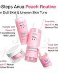 Anua Peach Niacinamide Cream, Face Moisturizer for Dry Skin with Vitamin B12, Collagen, Ceramide, Panthenol, Korean Skin Care for Glass Skin (50ml, 1.69 fl.oz.)