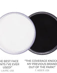 Blue Squid PRO Face Paint - Professional Water Based Single Cake Facepaint & Body Paints - SFX Makeup, Kids Adults Face Painting for Costume, Halloween, Cosplay - Classic Black & White 30g / 1oz