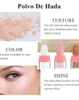 3 Color Glitter Powder Highlighter Makeup, Body Brightens Patting Powder.