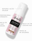 Loving Tan 2 HR Express Mousse, Dark- Streak Free, Natural looking, Professional Strength Sunless Tanner - Up to 5 Self Tan Applications per Bottle, Cruelty Free, Naturally Derived DHA - 4 FL Oz