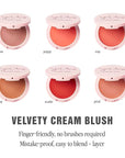 Jillian Dempsey Cheek Tint: Natural Cream Blush, Easy to Blend Makeup with Nourishing, Lasting Color I Scarlet