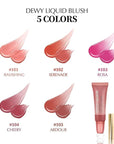 3 Color Liquid Blush,Soft Cream Lightweight Beauty Blush.(101#