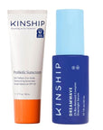 Kinship Self Reflect Probiotic Moisturizing Sunscreen + Dreamwave 2% Bio-Retinoid Overnight Renewal Serum - SPF 32 Lightweight 100% Mineral - Smooth Wrinkles