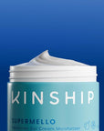 Kinship Supermello Hyaluronic Gel Cream Moisturizer – Nourish + Soothe Dry Sensitive Skin – Lightweight, Hydrating Face Lotion – Plump + Smooth – Reduce Redness – Daily Use Clean Skin Care (1.75 oz)