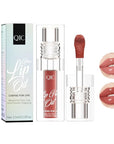 Magic Color Changing Lip Oil, 2024 New Warm Change Moisturizing Lip Gloss Hydrating Lip Oil, New Upgraded Magic Big Brush Color Changing Lip Oil Long Lasting Nourishing (Rase 04#)